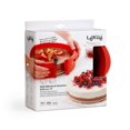 thumbnail image 3 of Lekue 9" Springform Cake Pan with Ceramic Plate - Red, Red, 3 of 8