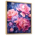 thumbnail image 2 of Designart "Treasures Of Radiant Peony Garden I" Peonies Floater Framed Wall Art Prints, 2 of 5