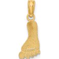 thumbnail image 4 of 14K Polished Foot Charm Yellow Gold Material Chic Ethereal Bold A thoughtful gift for anniversaries birthdays or special occasions, 4 of 4