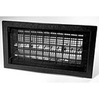 Air Vent Inc. Ventilador automático para cimentación, plástico negro, 24 x 43 cm