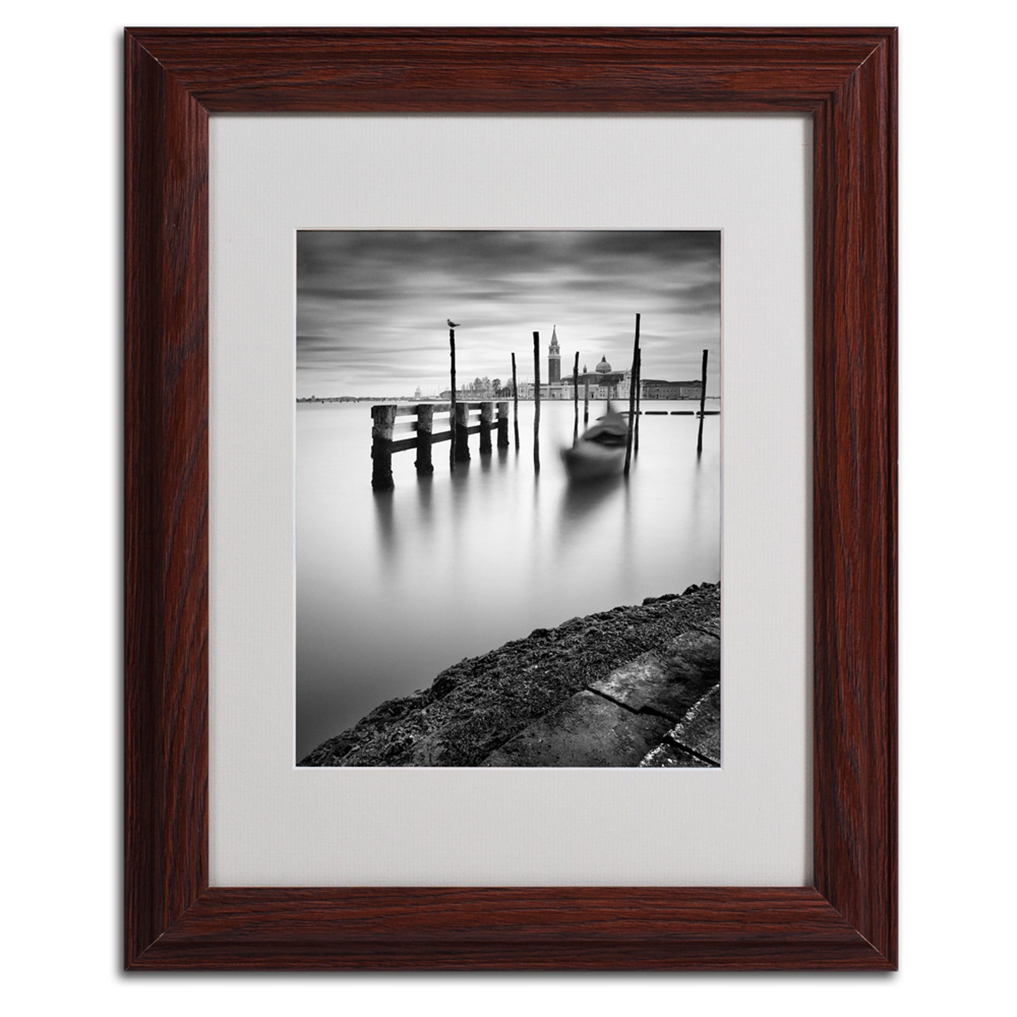 Nina Papiorek 'Venice Canal Grande' Matted Framed Art