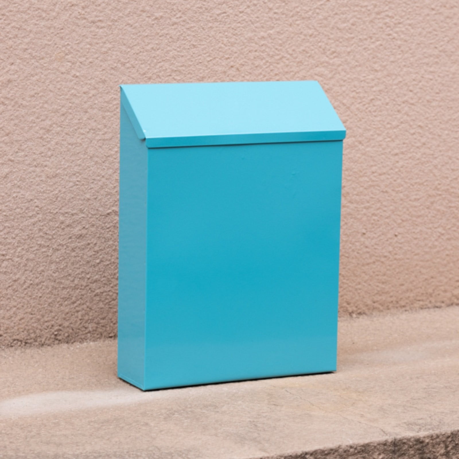SUSHANG Weatherproof Wall Mounted Mailbox, Wall-Mount Mailbox for House,Large Capacity Mail Box,Galvanized Steel Rust-Proof Metal Post Box,Mailboxes for Outside,11.4"x2.5"x8.6"