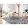 thumbnail image 3 of SAFAVIEH Kilim Mayra Striped Polyester Area Rug, Black/Ivory, 8' x 10', 3 of 9