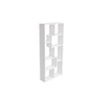 thumbnail image 4 of White 5-Tier Asymmetrical Display Shelf & Bookcase, 4 of 25