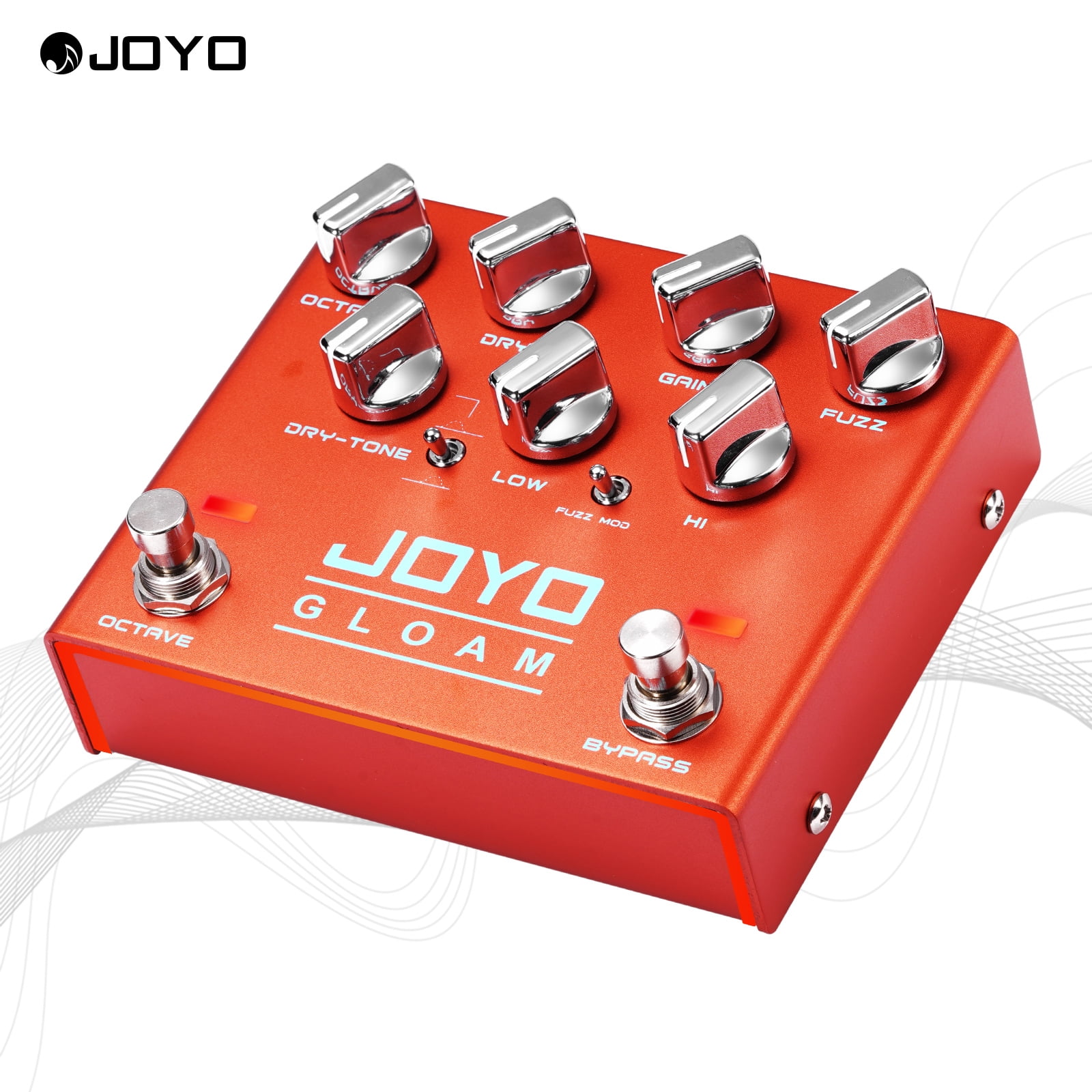 JOYO R-29 Bass Tone Octave FUZZ Effects Pedal with Dry Wet Mixer Control Sync Mode