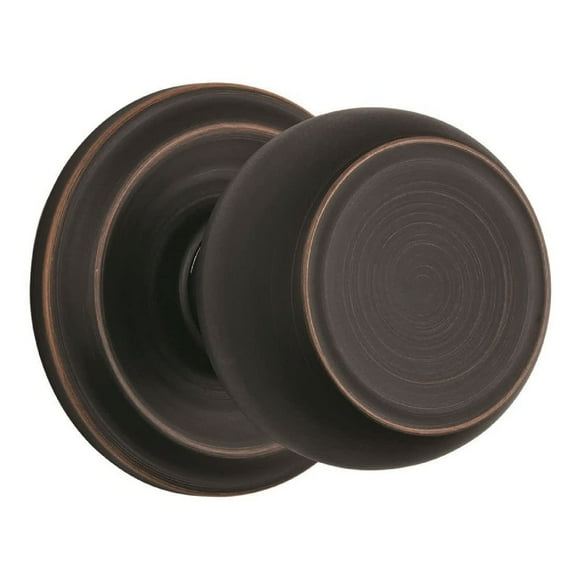 Juego de pomos para puerta BRINKS Stafford, sin cierre, de bronce toscano