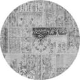 thumbnail image 1 of Ahgly Company Indoor Round Patchwork Gray Transitional Area Rugs, 7' Round, 1 of 1