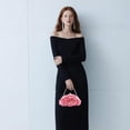 thumbnail image 6 of CAILDANL Little Floral Clutch Purse for Women - Elegant Rose Petal Evening Bag with Detachable Chain for Wedding, Gala, Prom, 6 of 6