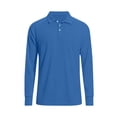 thumbnail image 4 of Dxzfnsa Sun Shirts for Men Lightweight Solid Color Long Sleeve Shirts with Thumb Holes Men's Quick Dry Button Lapel Collar Sunscreen Pullover Tops, 4 of 9