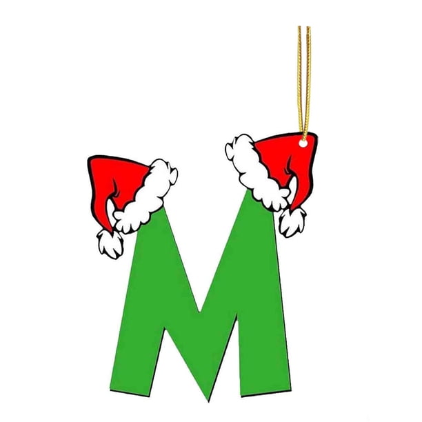 Xihbxyly Adornos Navideños de Letras Acrílicas, Vibrantes Decoraciones Navideñas, Material Duradero, Versátiles para Colgar En Árboles o Coronas, Decoración Festiva para El Hogar, Regalo Perfecto par