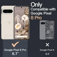 thumbnail image 2 of JETech Case for Google Pixel 8 Pro 6.7-Inch 2023, Non-Yellowing Shockproof Bumper Protective Phone Cover, Anti-Scratch Hard PC Back (Clear), 2 of 6