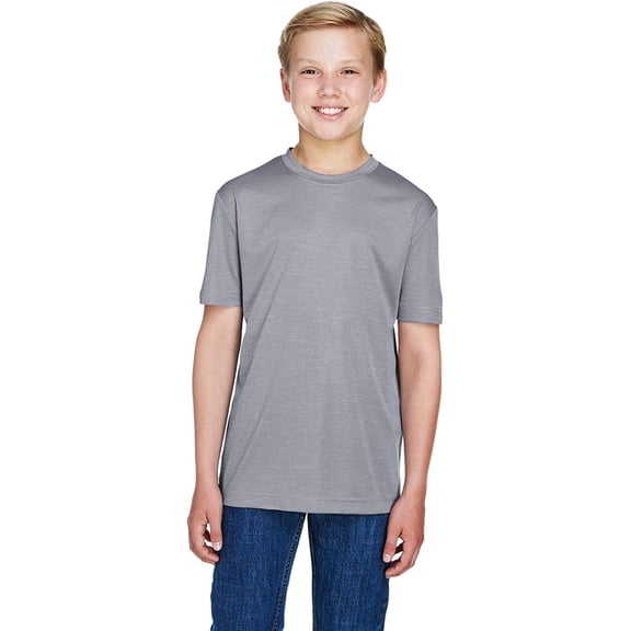 TT11HY Team 365 Youth Sonic Heather Performance T-Shirt Athletic Heather S