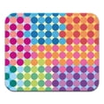 thumbnail image 2 of WIRESTER 9.5x7.88 in Rectangle Mouse Pad with Non-Slip Rubber Base for Computers, Laptop, Office & Home - Colorful Checkered Pattern S3, 2 of 5
