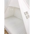 thumbnail image 4 of Play Tent Canopy Bed in White Cotton Canvas, 4 of 18
