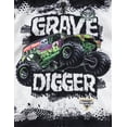 thumbnail image 4 of Monster Jam Grave Digger Fleece Zip Up Athletic Hoodie Toddler to Big Kid, 4 of 5