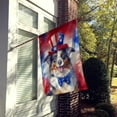 thumbnail image 7 of Australian Shepherd Patriotic American House Flag 28 in x 40 in, 7 of 7