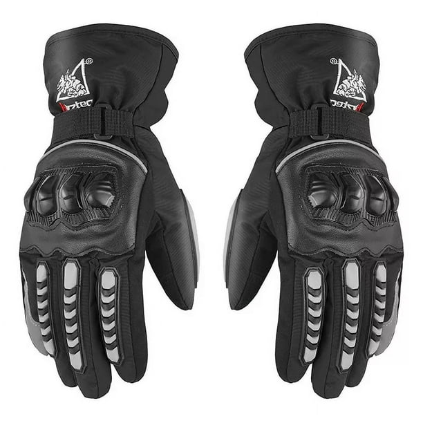 Guantes De Moto Para Invierno Impermeables Térmicos Y Táct Color Negro Talla Xxl Karztec Waterproof gloves