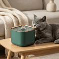 thumbnail image 7 of CCOCC 2026 New Cat Water Fountain, Wireless Pet Fountain Battery Operated, Automatic Dog Water Dispenser with Quiet Pump Inside Stainless Steel Tray, Easy Clean, Bpa-Free, 7 of 7