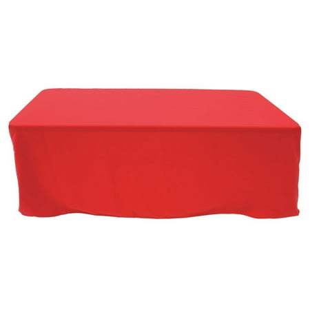 

HUBERT® Tablecloth Red Rectangular Spun Polyester - 60 W x 120 L