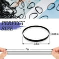 thumbnail image 5 of Kanprincess 1000pcs Black Mini Elastic Rubber Bands,Soft Small Hair Ties Bands for Kids Toddlers Girls,Elastic Hair Ties for Hair Styling Braids Hair Accessories,No Damage Baby Hair Ties(Black), 5 of 7