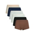 thumbnail image 6 of Joyspun Women's Seamless Boyshort Panties, 6-Pack, Sizes XS-XXXL, 6 of 6