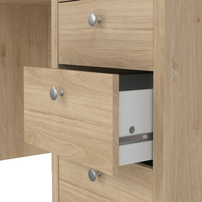 Tvilum Madrid Home Office Writing Desk with 3 Storage Drawers for