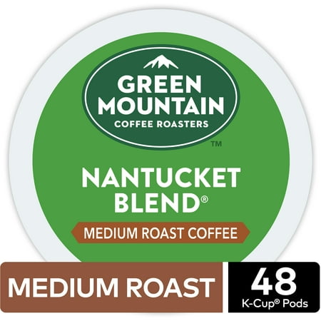 - Green Mountain Coffee Nantucket Blend, Keurig K-Cup Pod, Medium Roast, 48 Ct