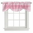 thumbnail image 2 of Sea Stars Tie Up Valances Curtain, Adjustable Kitchen Summer Beach Sea Star Coral Pink Texture Valances for Windows Decor, Rod Pocket Short Curtains Set for Bedroom/Bathroom, 60"x18", 2 of 9
