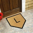 thumbnail image 4 of Front Door Mat Initial Door Mat Initial L Indoor Outdoor Carpet Personalized Decor House Warming Gift 16x24IN Summer Door Mats Coir Door Mat Low-Profile Floor Mat for Yard, Garage, High Traffic Areas, 4 of 6