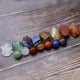 thumbnail image 1 of 15 unids set de piedras de energía de cristal Baoblaze amatista jaspe rojo colección de muestras manualidades, 1 of 8