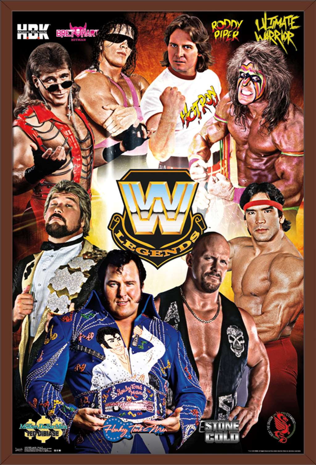 WWE: Legends - Group 16 Poster - Walmart.com