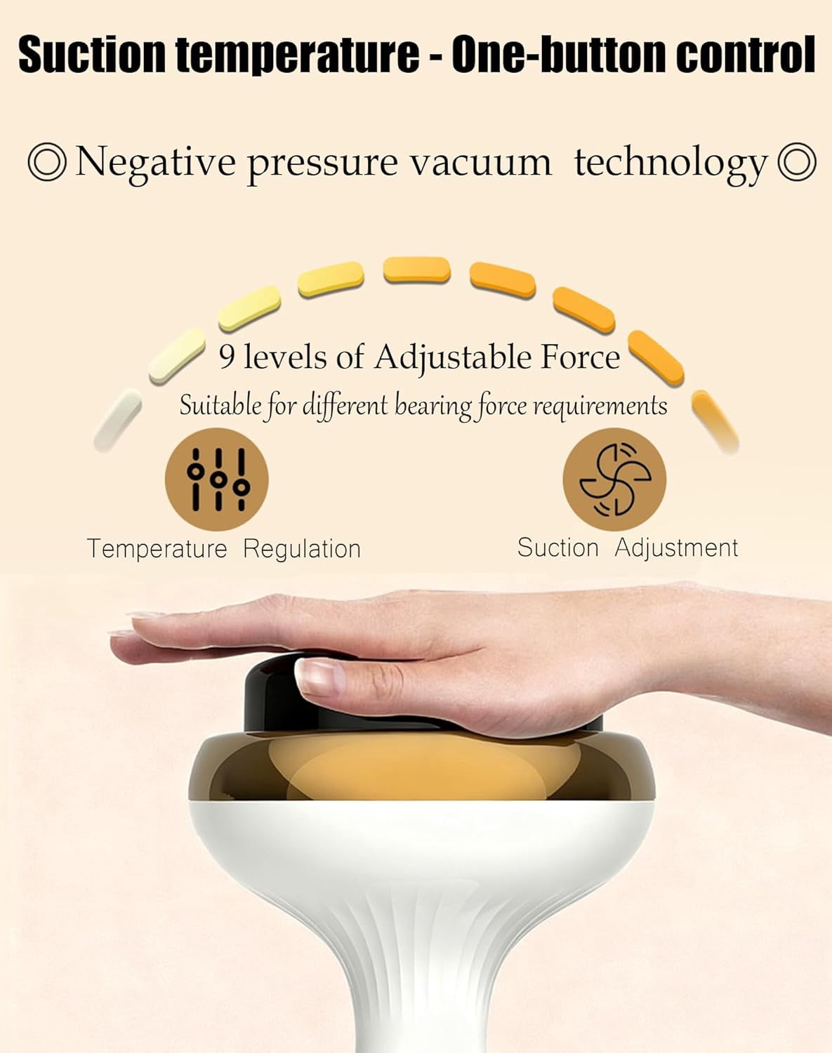 Cellulite Massager, 4-in-1 Anti-Cellulice Suction Cupper with Red Light, 9 Levels Rechargeable Massager for Firmer Toned Skin on Legs Abdomen Arms