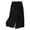 Black, variant on Women's Pants, Casual Blend Wide Leg Pants with High Waist and Flowy Palazzo Cut Comfort Summer Relaxed Fit Non-Skirted Style Breathable Trousers Black M