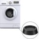 thumbnail image 5 of Ounissouiy 4 Uds. Amortiguadores antivibración de goma, almohadillas para lavadora, amortiguadores protectores de suelo reutilizables, negro Juegos de accesorios de baño negro, 5 of 6