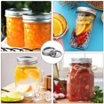 thumbnail image 4 of 20 Pack Mason Jar Lids and Rings for Ball Canning Lids Regular Mouth, Split-Type Lids Leak Proof, Reusable and Secure Canning Jar Caps with Silicone Seals (70mm, Silver), 4 of 9