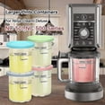 thumbnail image 2 of For Ninja Creami Deluxe Pints And Lids, 4pcs Replacement Pints And Lids Compatible With Ninja Nc501 Nc500 Series Ice Cream Maker, 2 of 5