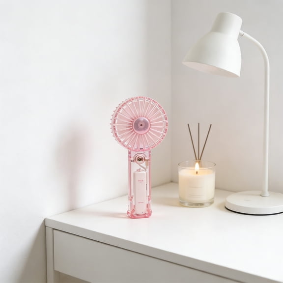 USB Rechargeable Handheld Mini Fan with 3 Speed Settings, Portable Personal Cooling Fan for Outdoor and Travel Use