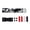 Black white, variant on HONCLL Keyboards Straps Streamers Decorative Straps Take Control Nylons Straps for 60 ATK68 Gaming Mechanical Keyboards