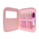thumbnail image 2 of Encaje De Ganchillo 8 Uds. De agujas romas para manualidades DIY, herramienta de tejer rosa hecha a mano de ganchillo de Metal de aluminio Likrtyny Libre de BPA, 2 of 8