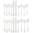 thumbnail image 4 of Ginkgo 079914-42015-0 Fleur de Lis Ensemble 20 Pcs - 18-10 Inox - Finition Miroir, 4 of 4