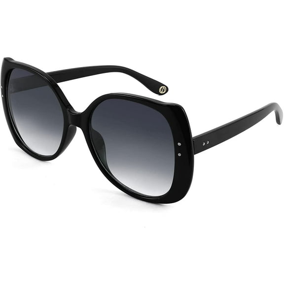FEISEDY Oversized round Sunglasses Women Fashion Large Butterfly Sunglasses UV400 Protection B2755