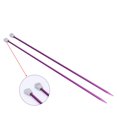 thumbnail image 5 of Farfi 2 Pcs Aluminum Single Point Knitting Needles Pins Straight DIY Weaving Tool (4.5 mm), 5 of 13