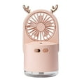 thumbnail image 1 of Small Cooling Misting Fan - Rechargeable Personal Fan With Large Water Tank And 3 Speeds, 1 of 5