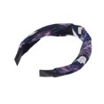 thumbnail image 5 of Unique Bargains 1 Pc Fashion Feather Pattern Headbands for Women Navy Blue, 5 of 6