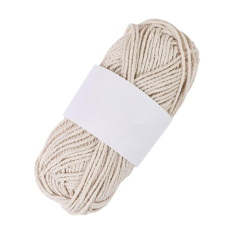 Knitting Yarn Crochet Yarn Accessories 90M Lightweight Knitting Thread  Polyester Yarn for Crochet Projects Beginners Knitting Grey 