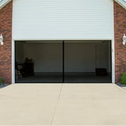 Pure Garden Magnetic Garage Screen Door, Black