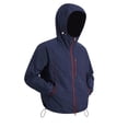thumbnail image 2 of Riecok Lightweight Jackets for Men Zip up Sun Protection Waterproof Coats Breathable Tops Fishing Long Sleeve Outerwear Dark Blue S, 2 of 8