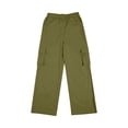 thumbnail image 5 of Boys Sports Cargo Pants Stretch Elastic Waist School Long Pant Twill Joggers for Kids Hiking Pants, 5 of 8