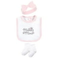 thumbnail image 3 of Hudson Baby Infant Girl Cotton Layette Set, Mini Primrose, 9-12 Months, 3 of 6