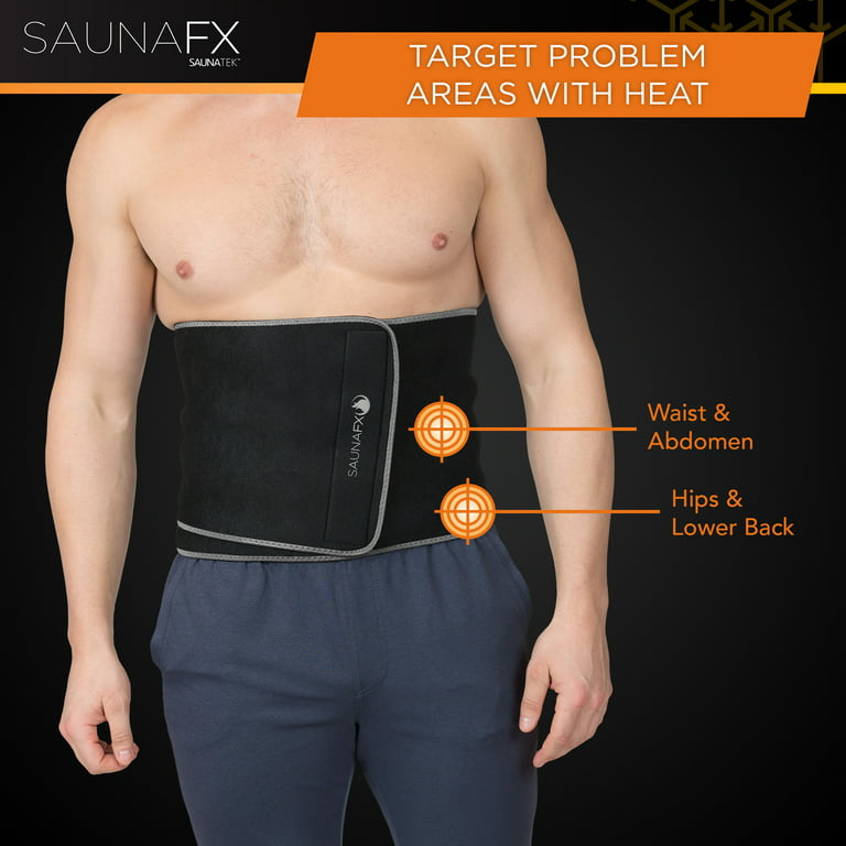 SaunaFX Unisex Slimming Neoprene Sauna Belt with Microban Product  Protection, 10 Wide x 46 Long